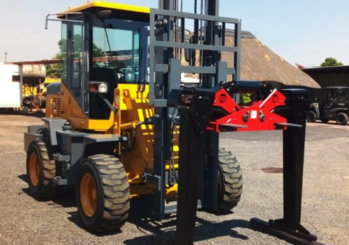 3 Ton Doosan Forklift with Brick Grab