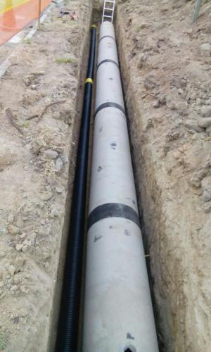 storm water installation